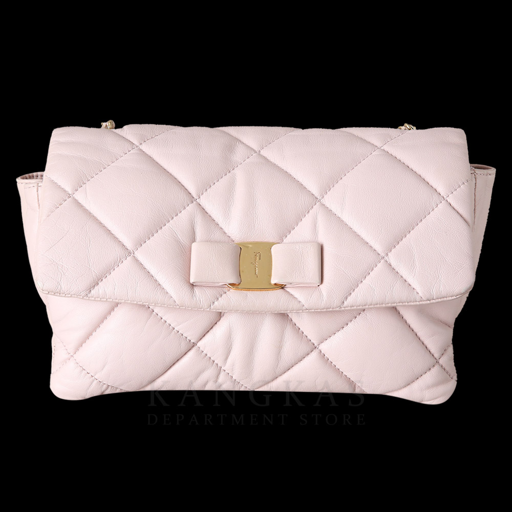 FERRAGAMO(USED)페레가모 21E767 바라리본 체인 숄더백